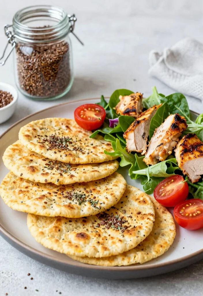 10 Keto Flatbread Recipes for Low Carb Wraps 24 10 Keto Flatbread Recipes for Low Carb Wraps 4. Flaxseed Meal Flatbread 0