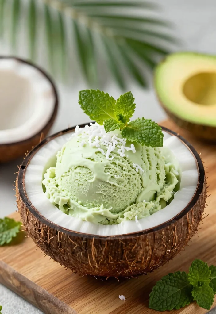 10 Keto Ice Cream Recipes for Creamy Low Carb Desserts 1. Creamy Coconut Avocado Ice Cream 0
