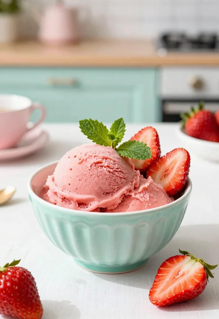10 Keto Ice Cream Recipes for Creamy Low Carb Desserts 10. Simple Strawberry Sorbet 0