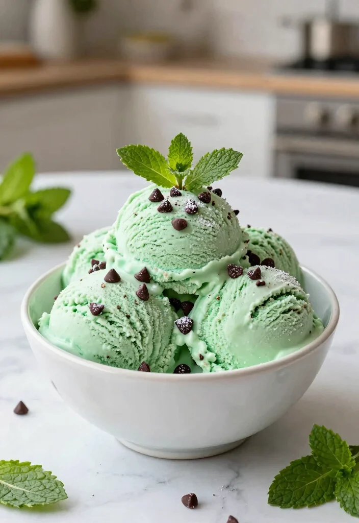 10 Keto Ice Cream Recipes for Creamy Low Carb Desserts 5. Mint Chocolate Chip Coconut Ice Cream 0
