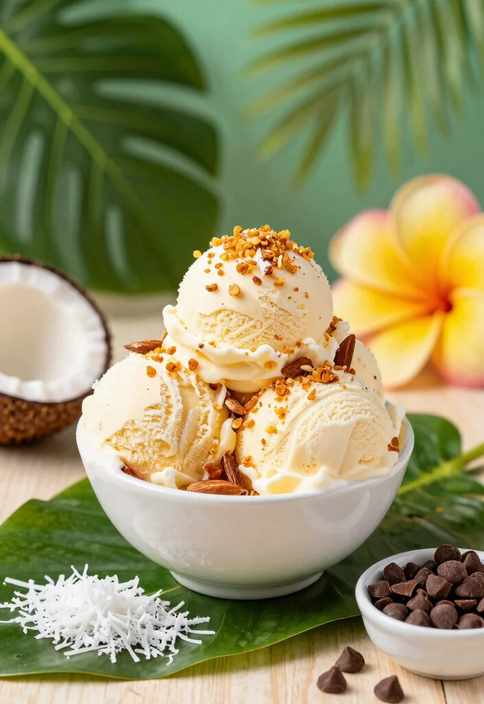 10 Keto Ice Cream Recipes for Creamy Low Carb Desserts 6. Vanilla Almond Joy Ice Cream 0