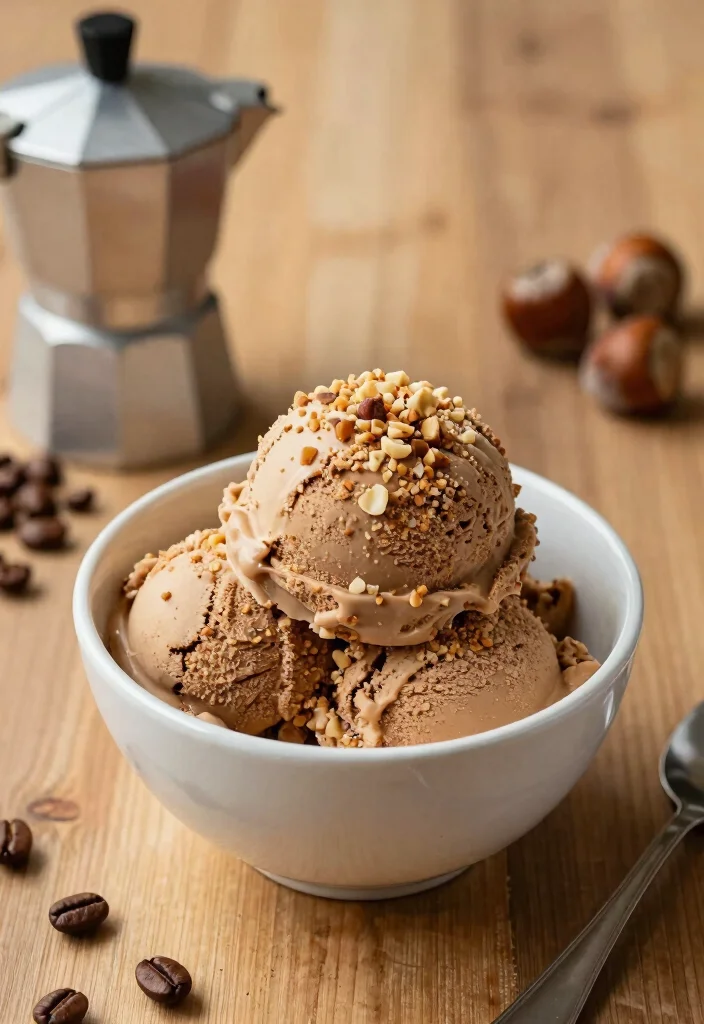 10 Keto Ice Cream Recipes for Creamy Low Carb Desserts 7. Tasty Coffee Hazelnut Ice Cream 0