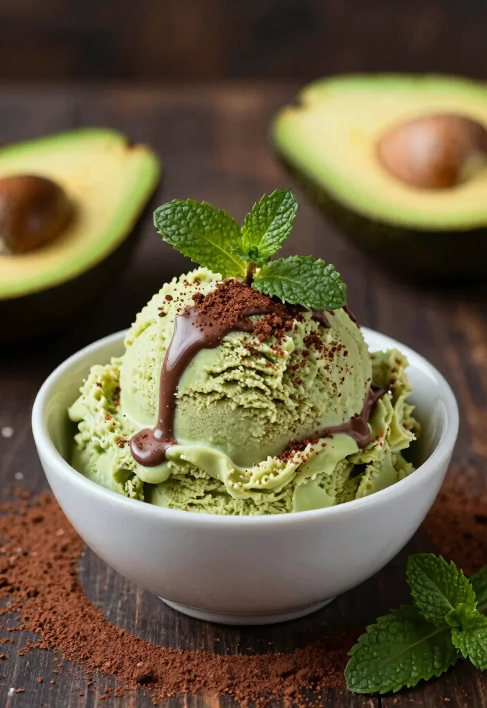 10 Keto Ice Cream Recipes for Creamy Low Carb Desserts 9. Chocolate Mint Avocado Ice Cream 0