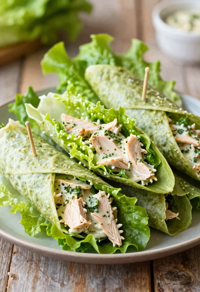 10 Keto Potluck Recipes That Travel Well 29 10 Keto Potluck Recipes That Travel Well 8. Pesto Chicken Salad Lettuce Wraps 0