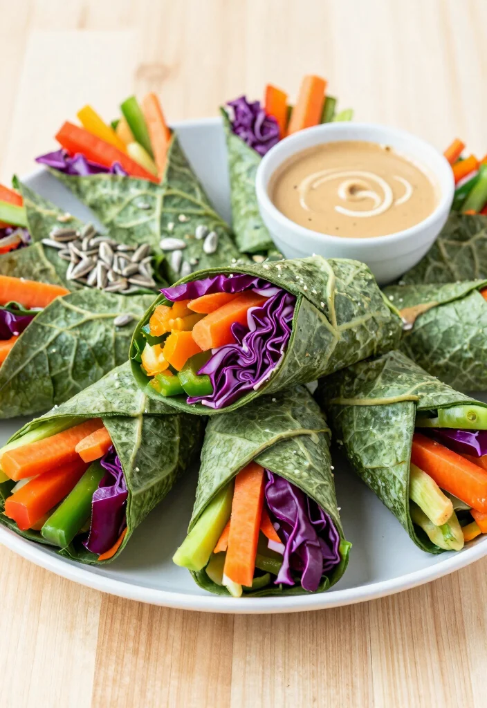 10 Raw Vegan Dinner Recipes for Fresh No Cook Meals 13 10 Raw Vegan Dinner Recipes for Fresh No Cook Meals 3. Crunchy Rainbow Wraps 0