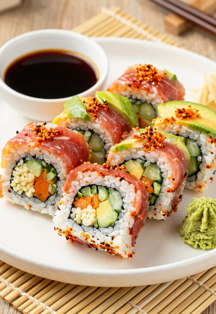 10 Raw Vegan Dinner Recipes for Fresh No Cook Meals 25 10 Raw Vegan Dinner Recipes for Fresh No Cook Meals 5. Spicy Raw Vegan Sushi Rolls 0