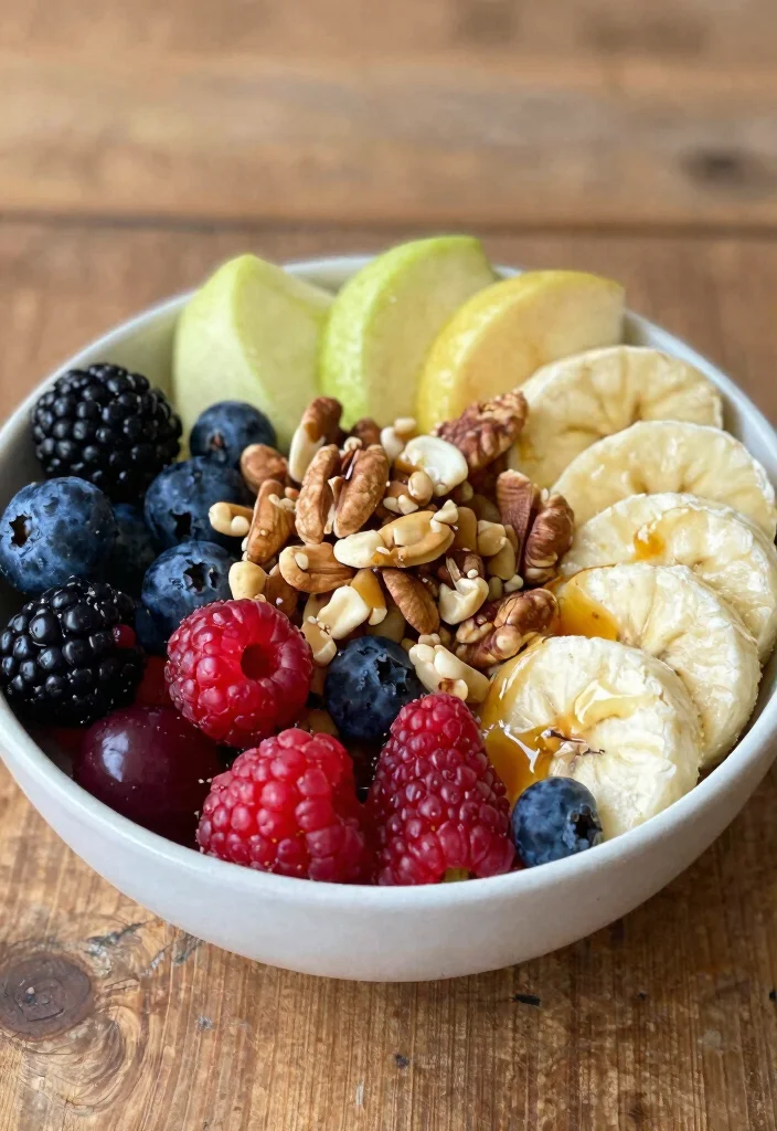 10 Raw Vegan Dinner Recipes for Fresh No Cook Meals 38 10 Raw Vegan Dinner Recipes for Fresh No Cook Meals 8. Fresh Fruit and Nut Bowl 0