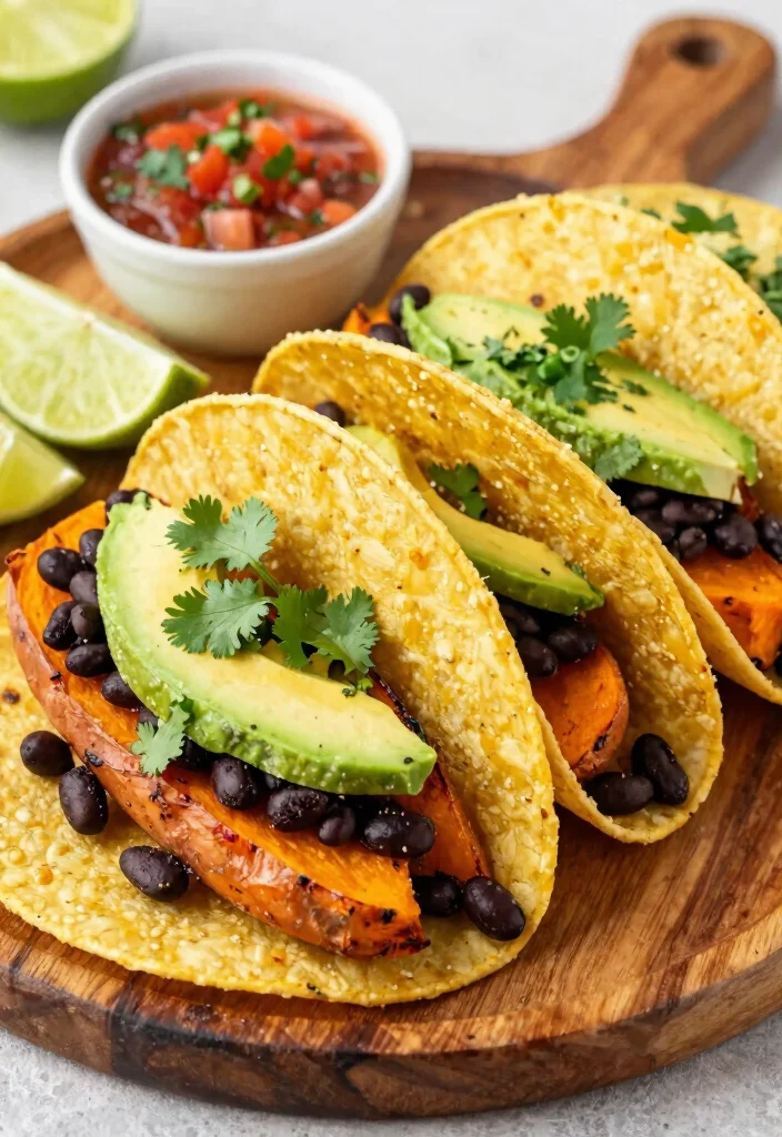 10 Simple Vegan Recipes for Everyday Cooking 4. Sweet Potato Tacos 0