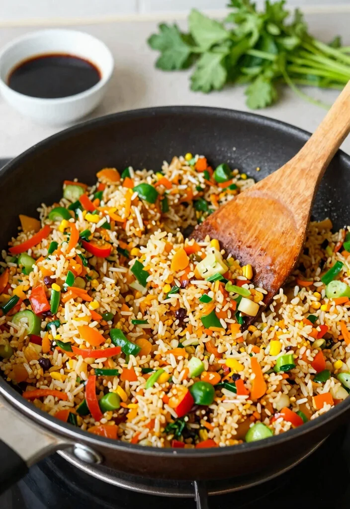 10 Simple Vegetarian Recipes Anyone Can Make 7. Vegetable Fried Rice 0