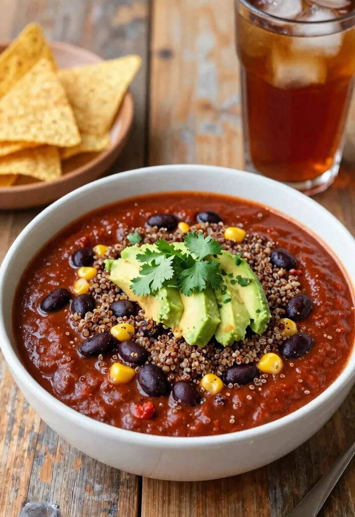 10 Trim Healthy Mama Recipes for Balanced Living 10. Quinoa Black Bean Chili 0