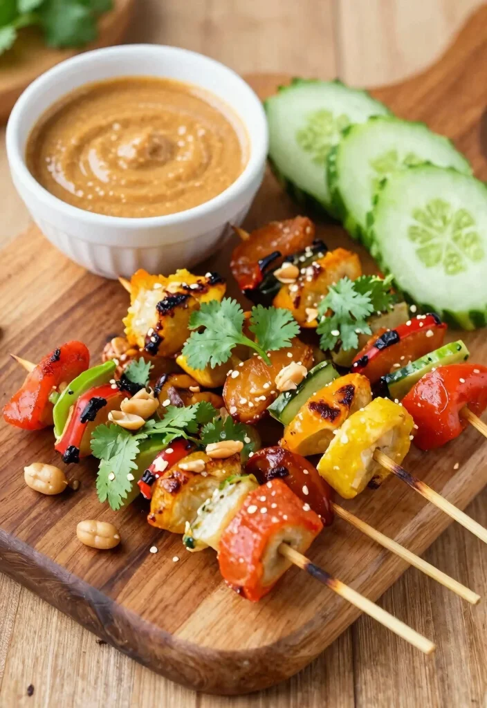 10 Trim Healthy Mama Recipes for Balanced Living 9. Thai Peanut Chicken Skewers 0