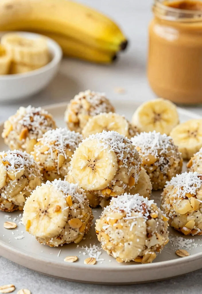 10 Vegan Banana Recipes for Simple Sweet Treats 25 10 Vegan Banana Recipes for Simple Sweet Treats 5. Banana Coconut Energy Bites 0