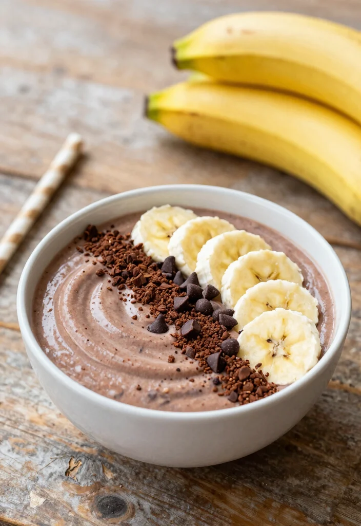 10 Vegan Banana Recipes for Simple Sweet Treats 36 10 Vegan Banana Recipes for Simple Sweet Treats 6. Banana Chocolate Chip Smoothie 0