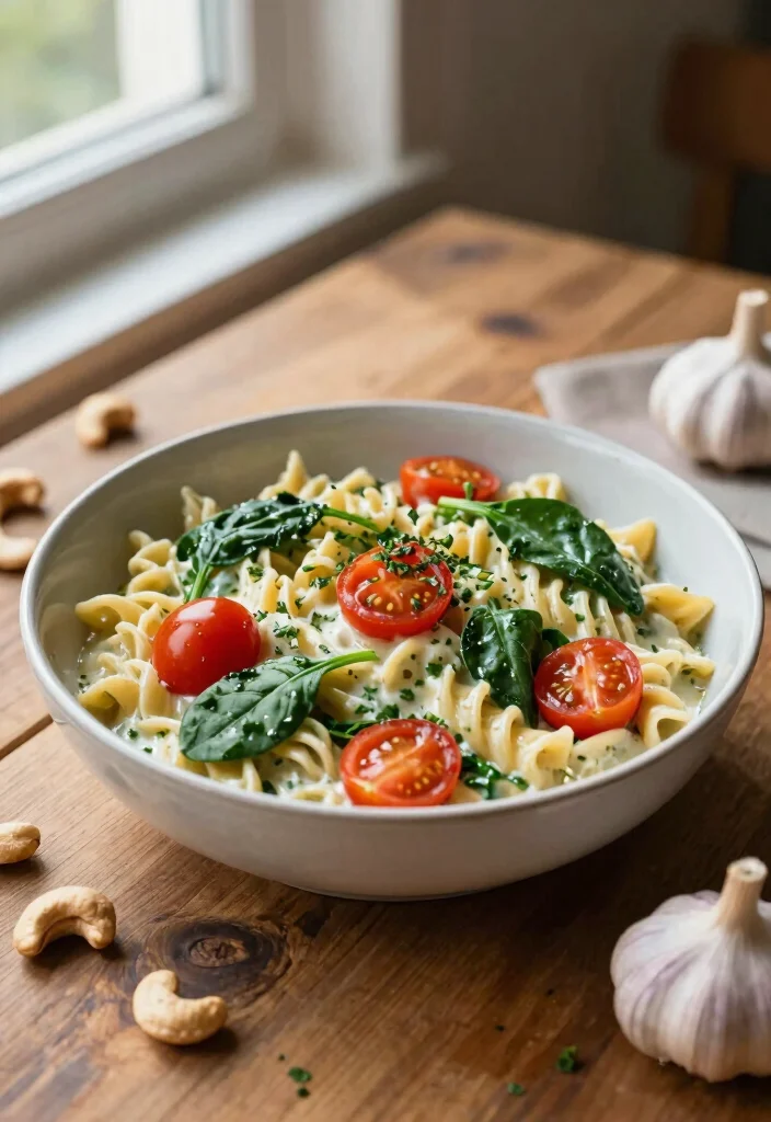 10 Vegan Easy Recipes for Stress Free Cooking 1. One Pot Creamy Vegan Pasta 0