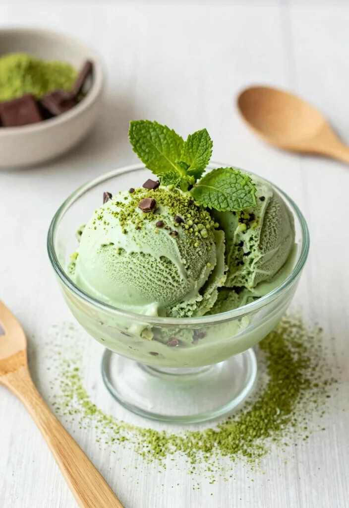 10 Vegan Ninja Creami Recipes for Creamy Dairy Free Desserts 7. Matcha Mint Chocolate Chip Ice Cream 0 1
