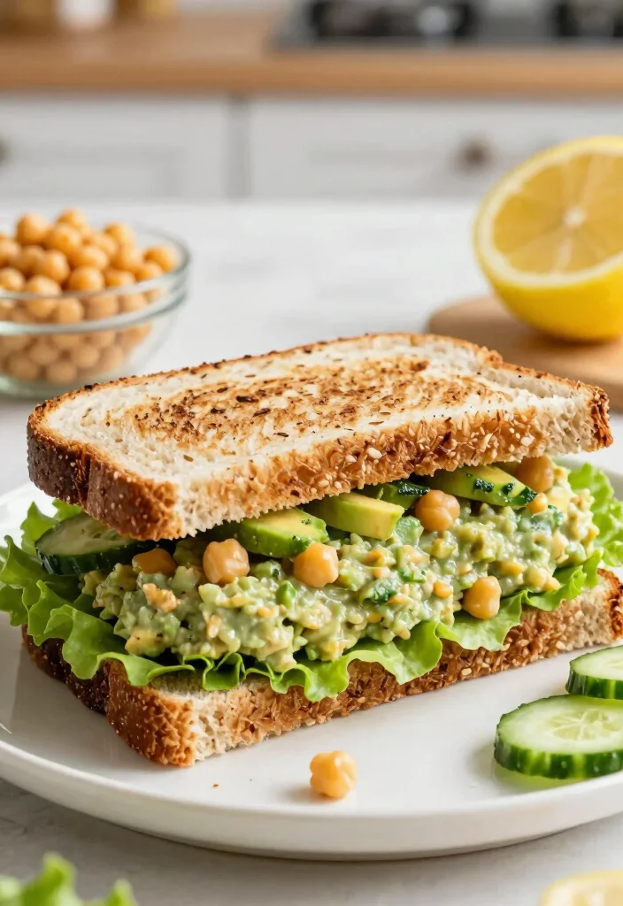 10 Vegan Sandwich Recipes for Quick Easy Meals 1 10 Vegan Sandwich Recipes for Quick Easy Meals 1. Avocado Chickpea Smash Sandwich 0