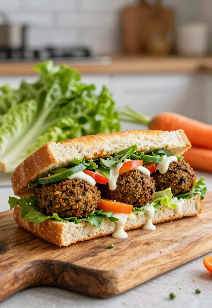 10 Vegan Sandwich Recipes for Quick Easy Meals 14 10 Vegan Sandwich Recipes for Quick Easy Meals 4. Mediterranean Falafel Sandwich 0