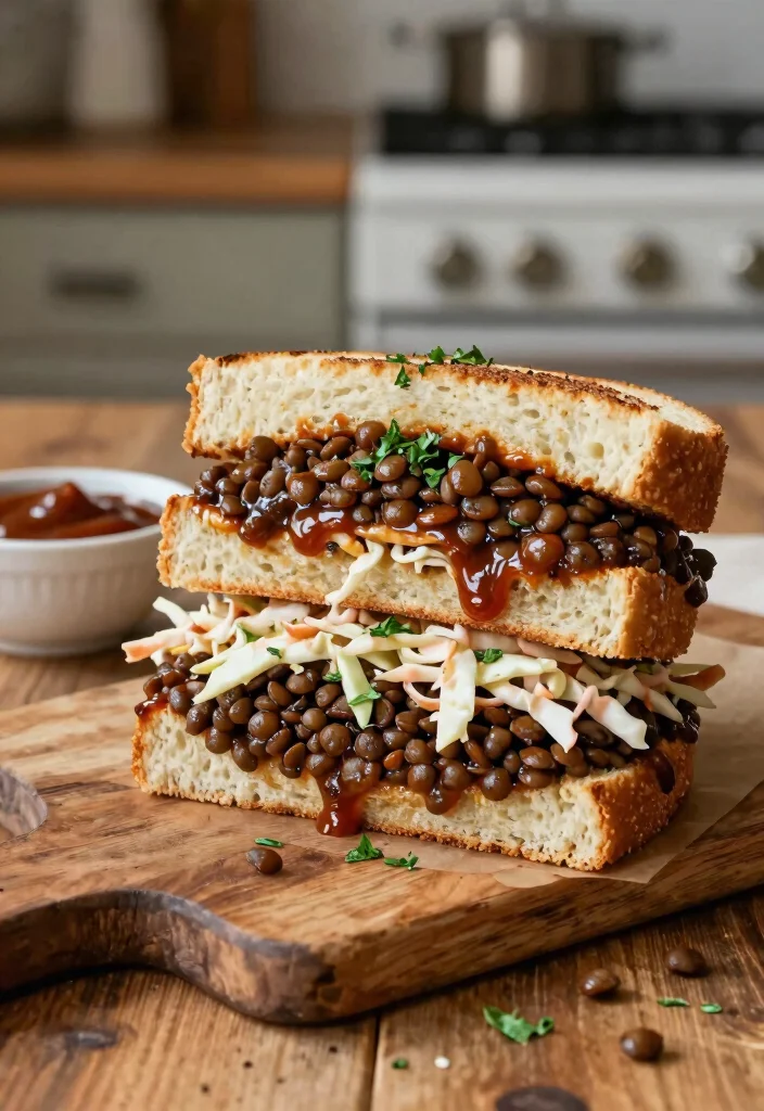 10 Vegan Sandwich Recipes for Quick Easy Meals 38 10 Vegan Sandwich Recipes for Quick Easy Meals 8. BBQ Lentil Sandwich 0
