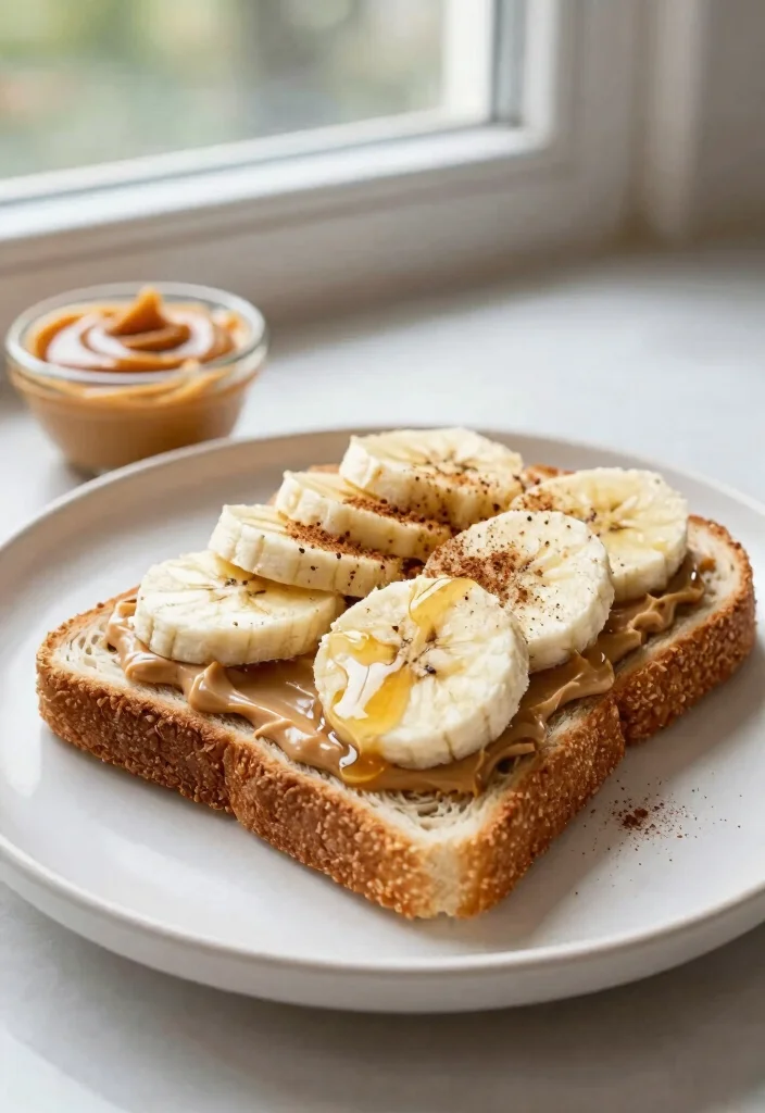 10 Vegetarian Snack Recipes for Quick Bites 8. Almond Butter Banana Toast 0
