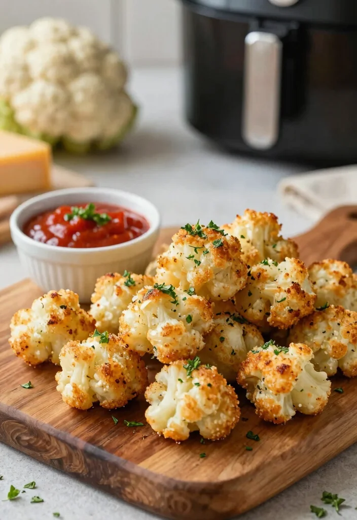 12 Air Fryer Keto Recipes for Crispy Low Carb Food 24 12 Air Fryer Keto Recipes for Crispy Low Carb Food 4. Air Fryer Cheesy Cauliflower Bites 0