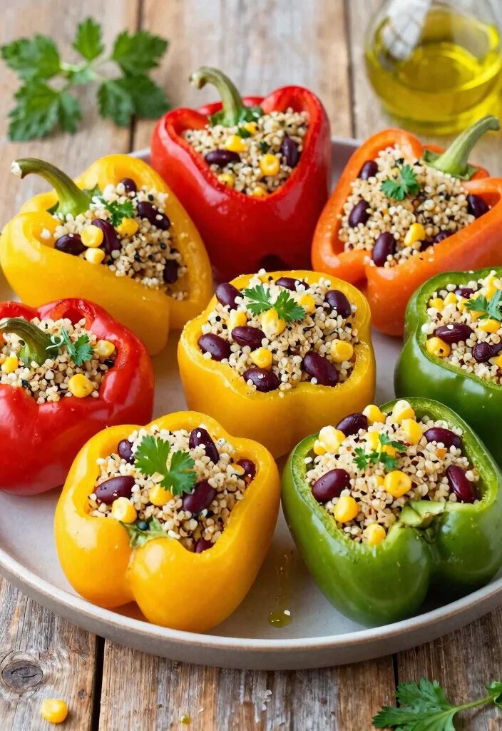 12 Delicious Vegan Recipes Everyone Will Love 7. Vegan Stuffed Peppers 0