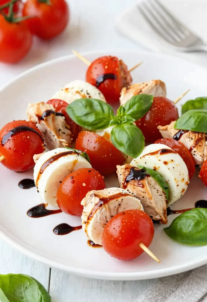 12 Easy Healthy Chicken Recipes Anyone Can Cook 51 12 Easy Healthy Chicken Recipes Anyone Can Cook 11. Chicken Caprese Skewers 0