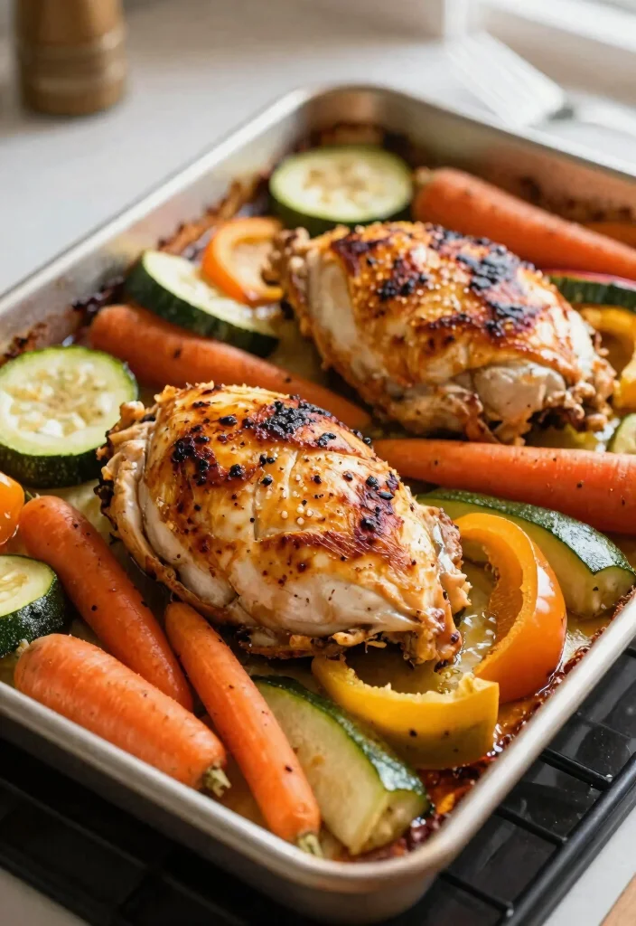 12 Easy Healthy Chicken Recipes Anyone Can Cook 48 12 Easy Healthy Chicken Recipes Anyone Can Cook 8. One Pan Chicken and Vegetable Bake 0