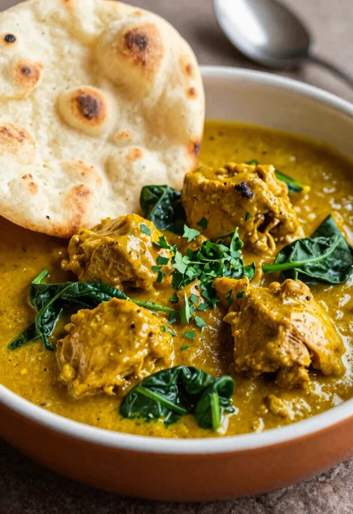 12 Easy Healthy Chicken Recipes for Weeknights 39 12 Easy Healthy Chicken Recipes for Weeknights 9. Chicken Curry with Spinach 0