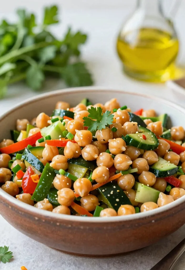12 Easy Healthy Dinner Recipes for Weeknights 27 12 Easy Healthy Dinner Recipes for Weeknights 7. Mediterranean Chickpea Salad 0