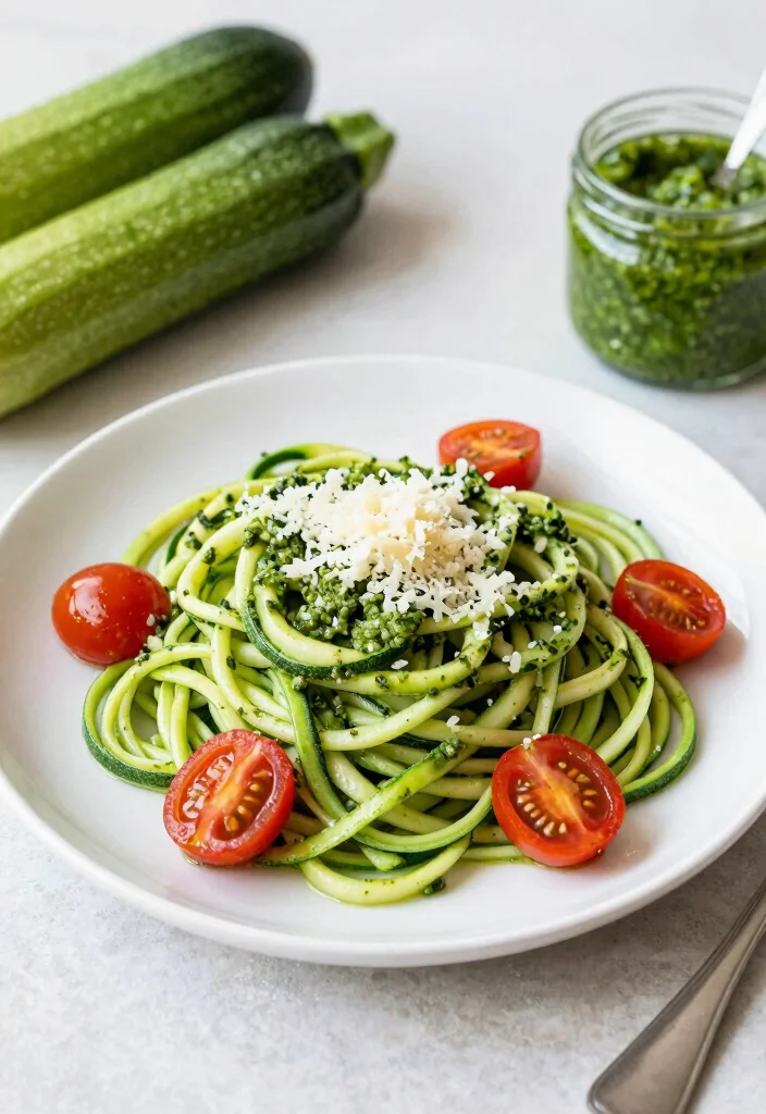 12 Easy Healthy Recipes Anyone Can Make 40 12 Easy Healthy Recipes Anyone Can Make 10. Zucchini Noodles with Pesto 0 1