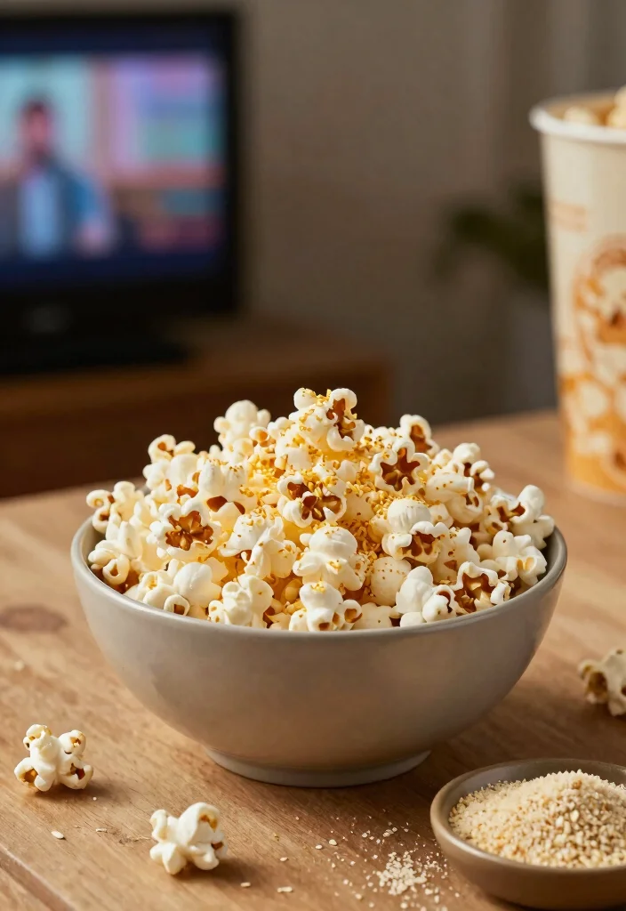 12 Easy Healthy Snack Recipes for Busy Days 12. Popcorn with Nutritional Yeast 0