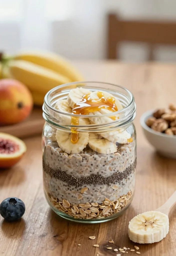 12 Easy Healthy Snack Recipes for Busy Days 5. Overnight Oats 0