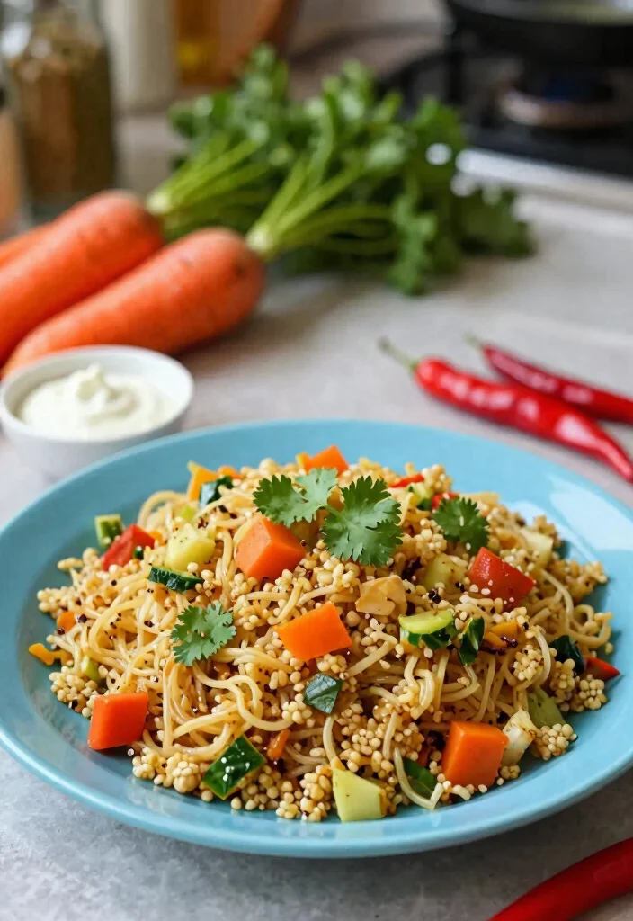 12 Easy Indian Vegetarian Dinner Recipes 46 12 Easy Indian Vegetarian Dinner Recipes 6. Quinoa Upma 0