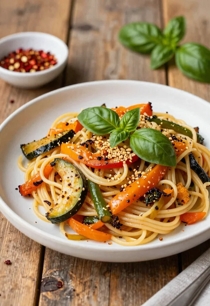 12 Easy Vegan Dinner Recipes for Busy Weeknights 39 12 Easy Vegan Dinner Recipes for Busy Weeknights 9. Roasted Vegetable Pasta 0