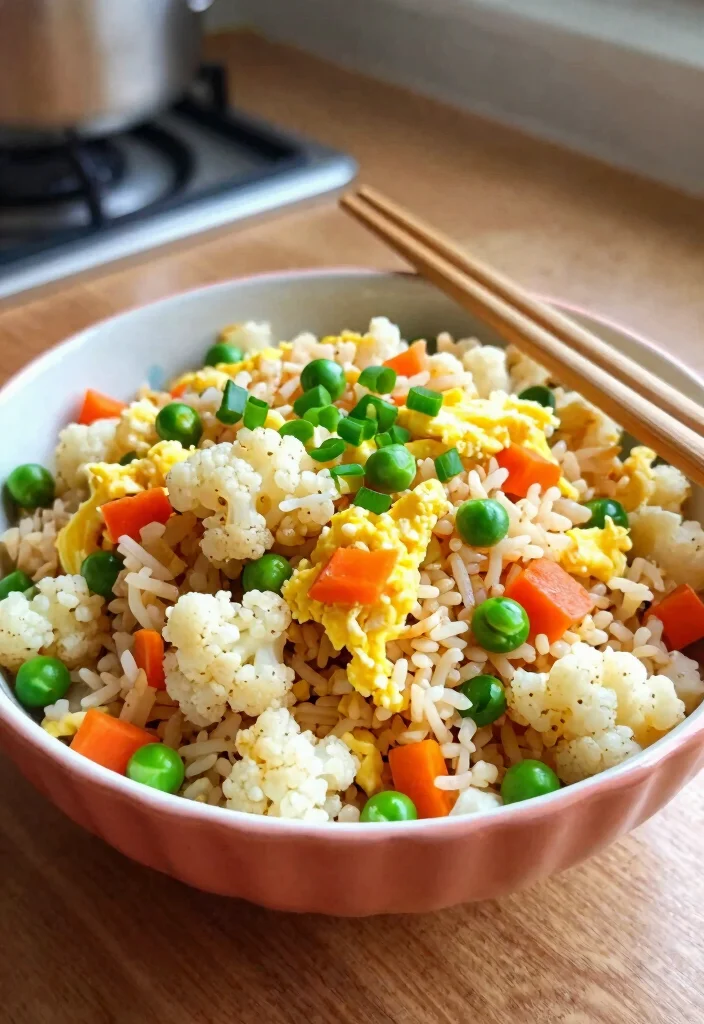 12 Easy Vegetarian Dinner Recipes for Busy Days 50 12 Easy Vegetarian Dinner Recipes for Busy Days 10. Cauliflower Fried Rice 0