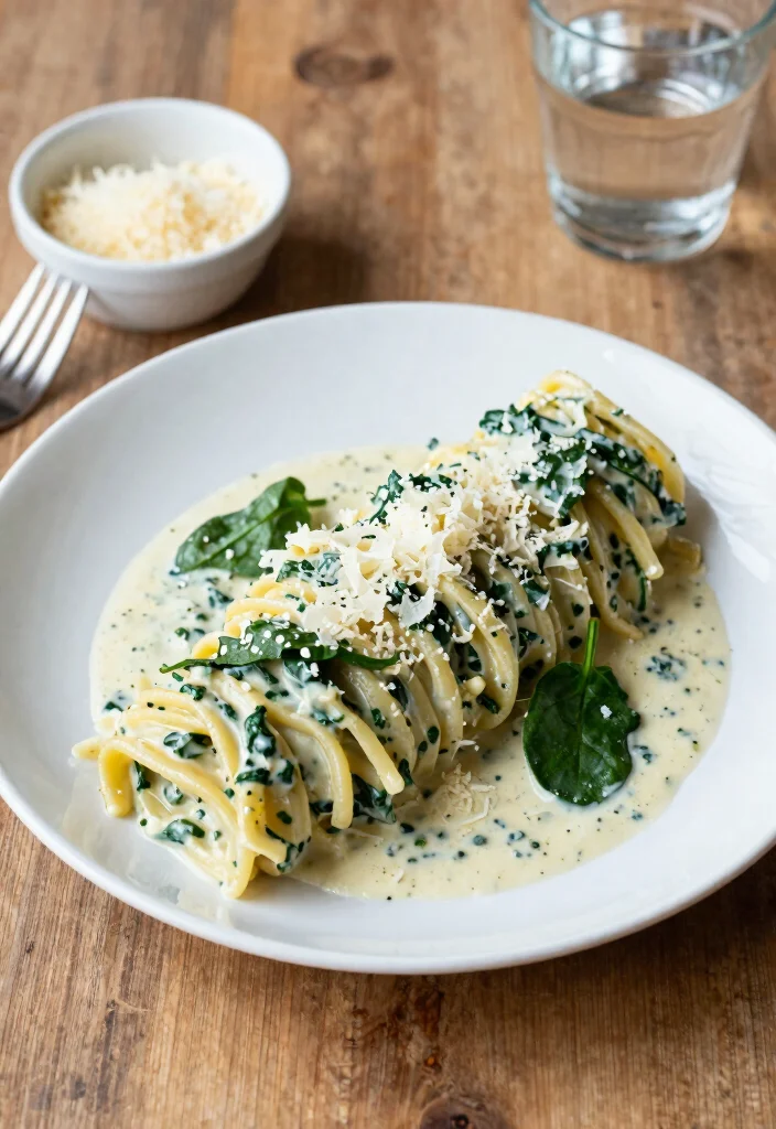 12 Easy Vegetarian Pasta Recipes for Weeknights 1. Creamy Spinach and Ricotta Pasta 0