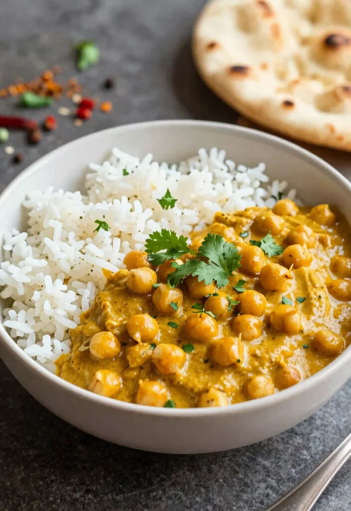 12 Easy Vegetarian Recipes for Everyday Cooking 5. Chickpea Curry 0