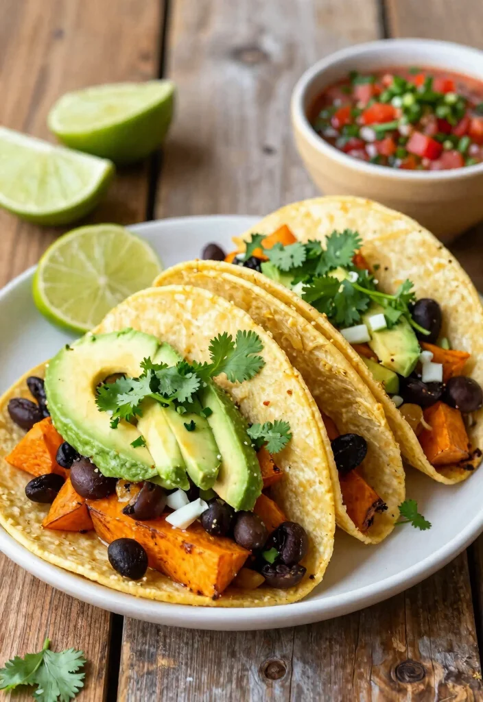12 Gut Healthy Recipes for Better Digestion 61 12 Gut Healthy Recipes for Better Digestion 11. Sweet Potato and Black Bean Tacos 0