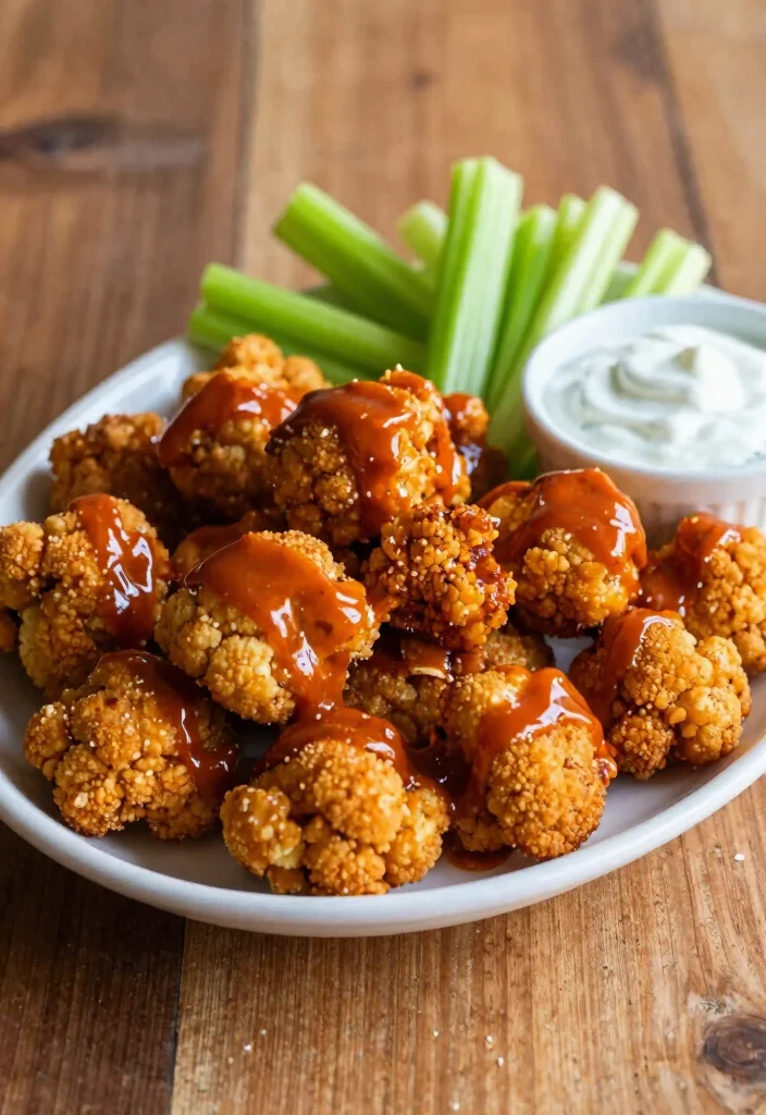 12 Healthy Air Fryer Recipes for Light Cooking 24 12 Healthy Air Fryer Recipes for Light Cooking 4. Cauliflower Buffalo Bites 0