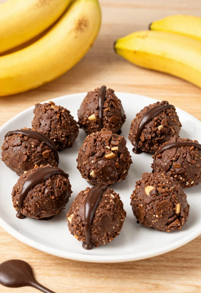 12 Healthy Banana Recipes for Everyday Eating 5. Chocolate Banana Energy Bites 0