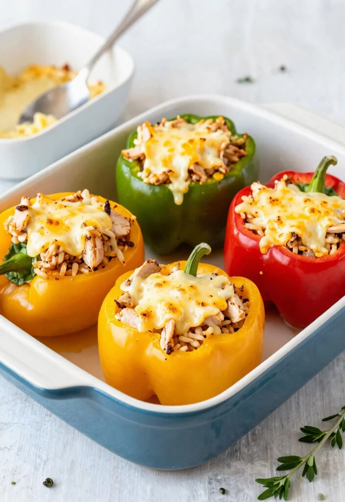 12 Healthy Canned Chicken Recipes for Easy Meals 61 12 Healthy Canned Chicken Recipes for Easy Meals 11. Chicken Stuffed Peppers 0