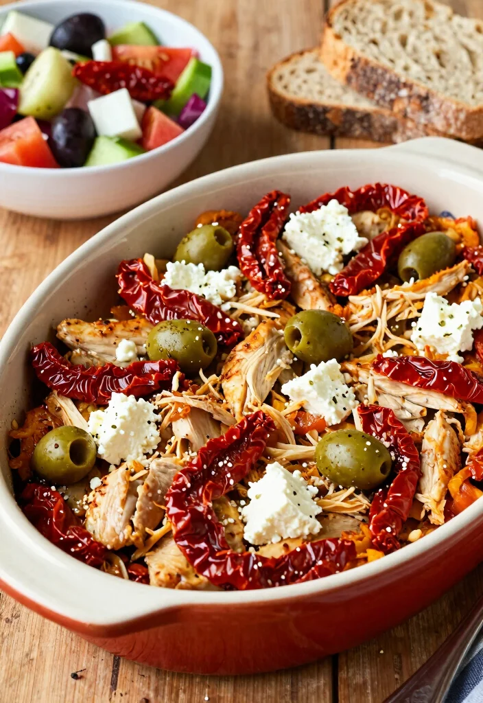 12 Healthy Chicken Casserole Recipes for Families 5. Mediterranean Chicken Casserole 0