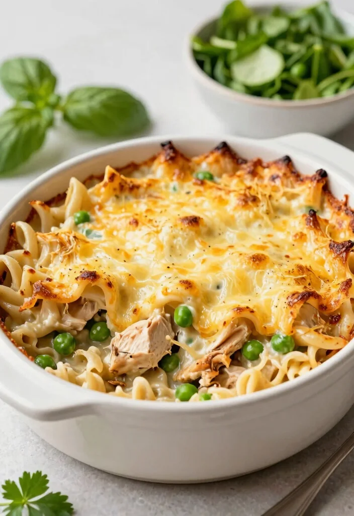 12 Healthy Chicken Casserole Recipes for Families 8. Chicken Tetrazzini Casserole 0