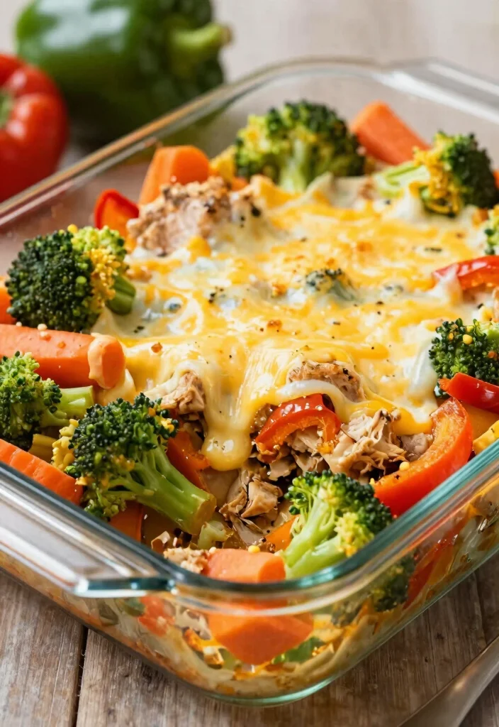 12 Healthy Chicken Casserole Recipes for Families 9. Loaded Chicken and Veggie Casserole 0