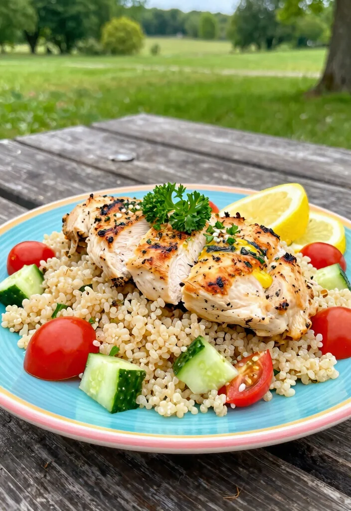 12 Healthy Chicken Dinner Recipes for Families 1 12 Healthy Chicken Dinner Recipes for Families 1. Lemon Herb Chicken with Quinoa Salad 0