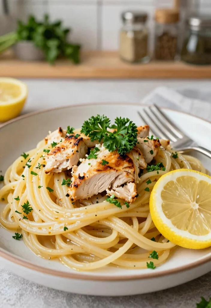 12 Healthy Chicken Pasta Recipes for Comfort 1. Lemon Garlic Chicken Pasta 0