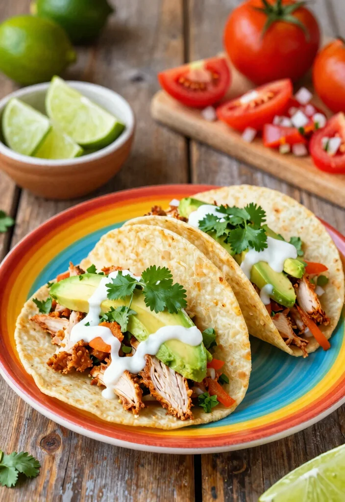 12 Healthy Crockpot Chicken Recipes for Easy Dinners 1 12 Healthy Crockpot Chicken Recipes for Easy Dinners 1. Zesty Lime Chicken Tacos 0
