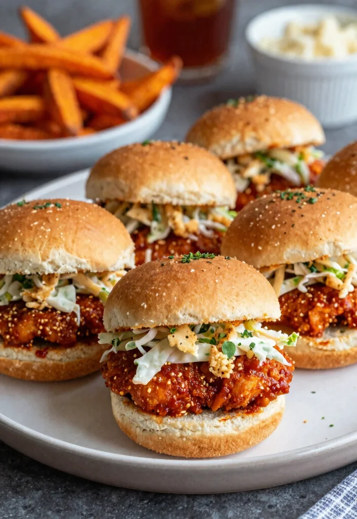 12 Healthy Crockpot Chicken Recipes for Easy Dinners 48 12 Healthy Crockpot Chicken Recipes for Easy Dinners 8. Spicy Sriracha Chicken Sliders 0