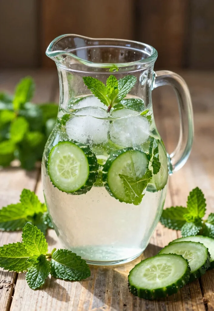 12 Healthy Drink Recipes for Refreshing Hydration 1. Cucumber Mint Infused Water 0