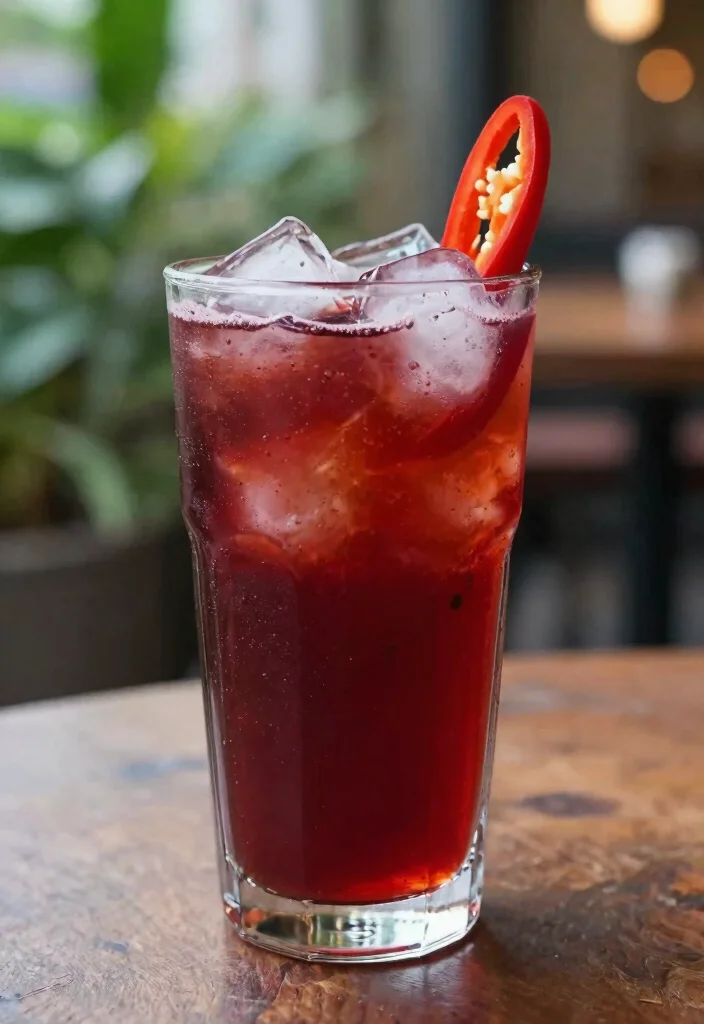12 Healthy Drink Recipes for Refreshing Hydration 7. Spicy Hibiscus Iced Tea 0